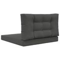 vidaXL Vankúš na vonkajšiu pohovku Polyester Antracitová 80 x 80 cm