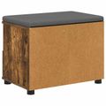 vidaXL Predsieňová lavica Údený Dub 60 x 38 x 46 cm