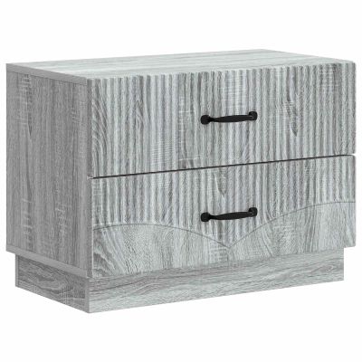 vidaXL Nočný stolík Sivá sonoma 62 x 34,5 x 44,5 cm Kompozitné drevo