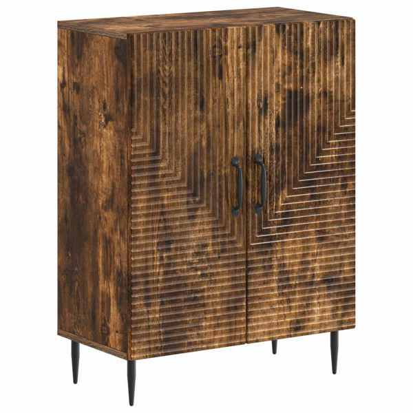 vidaXL Kúpeľňová úložná skriňa HAARLEM Dymový dub 59,5 x 31 x 80 cm