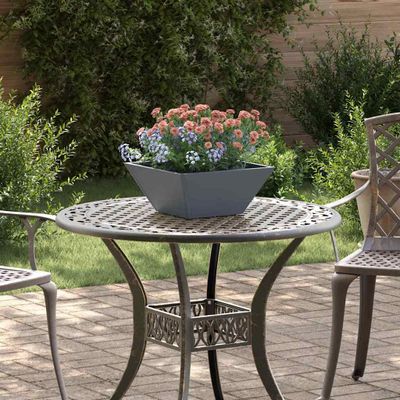 vidaXL Záhradný kvetináč 5 pcs Antracit 35 x 35 x 15 cm