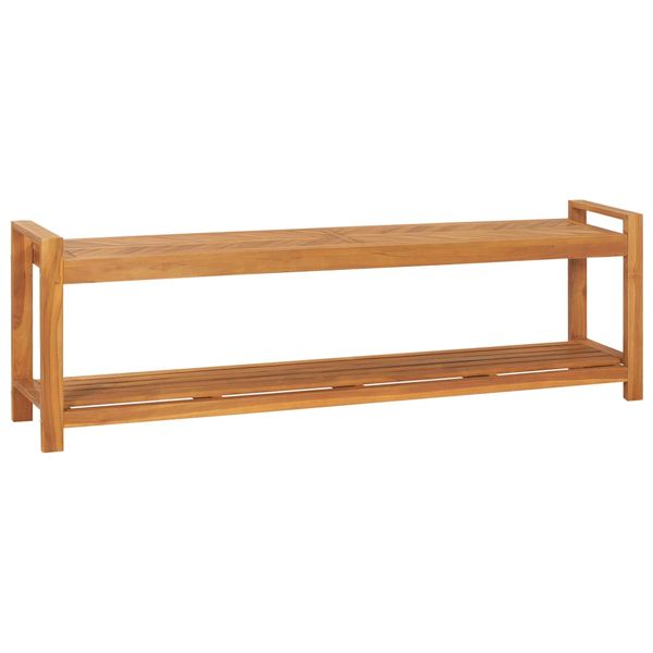 vidaXL Lavička 160 cm teakový masív