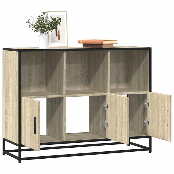 vidaXL Komoda dub sonoma 100x35x76 cm kompozitné drevo
