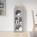 vidaXL Servírovacia skriňa ELST Sivý Sonoma 40 x 35 x 100.5 cm