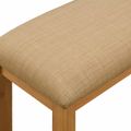 vidaXL Jedálenská lavička 95 x 32 x 45 cm Masívne dubové drevo Béžová