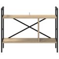 vidaXL Regál na knihy 3 úrovní 75 x 30 x 58,5 cm Kompozitné drevo