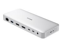 D-Link DUF-901 - Dokovacia stanica - USB-C / USB-A - 2 x DP, USB4 - 1GbE, 2.5GbE, 10GbE, 40GbE - Európa