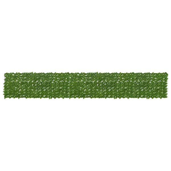 vidaXL Balkónový plôtik s listami Zelená a žltá 500 x 75 cm