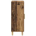 vidaXL Servírovacia skriňa Staré drevo 34.5 x 32.5 x 90 cm