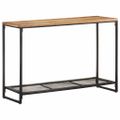 vidaXL Konzolový stolík 110x35x75 cm, akáciový masív