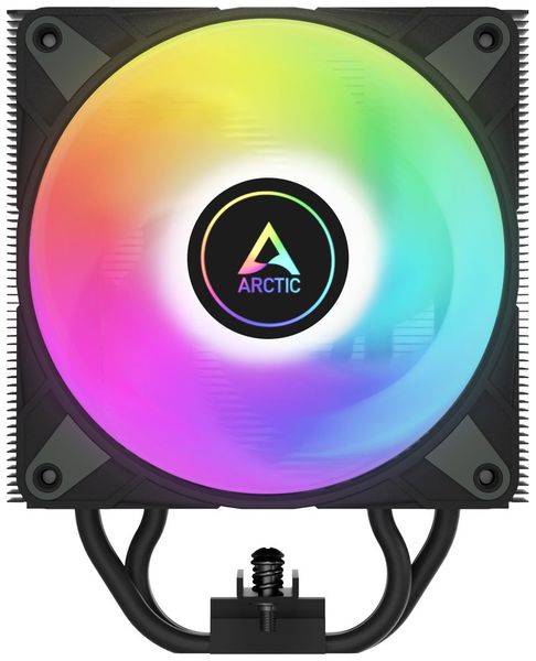 ARCTIC chladič Freezer 36 ARGB čierny Chladiaci, pre CPU, pre Intel i AMD, socket AM4, AM5, 1851, 1700, 2× 120mm ventilátor, 4 heatpipe, A-RGB, PWM, čierny