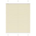 vidaXL plisovaná roleta krémová 105x100 cm Šírka látky 104,4 cm