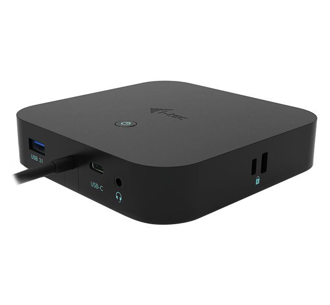 i-tec USB-C Dual Display Docking Station with Power Delivery 100 W Dokovacia stanica, USB typ C s Thunderbolt 3, 2x DisplayPort, RJ-45, 3x USB 3.0, 2x USB 2.0, 2x USB typ C, 3,5mm jack, 100W