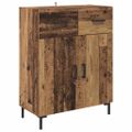 vidaXL Highboard 2 ks Staré drevo 69,5 x 34 x 180 cm Kompozitné drevo