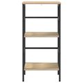 vidaXL Regál na knihy 2 úrovní 40 x 29,5 x 81 cm Kompozitné drevo