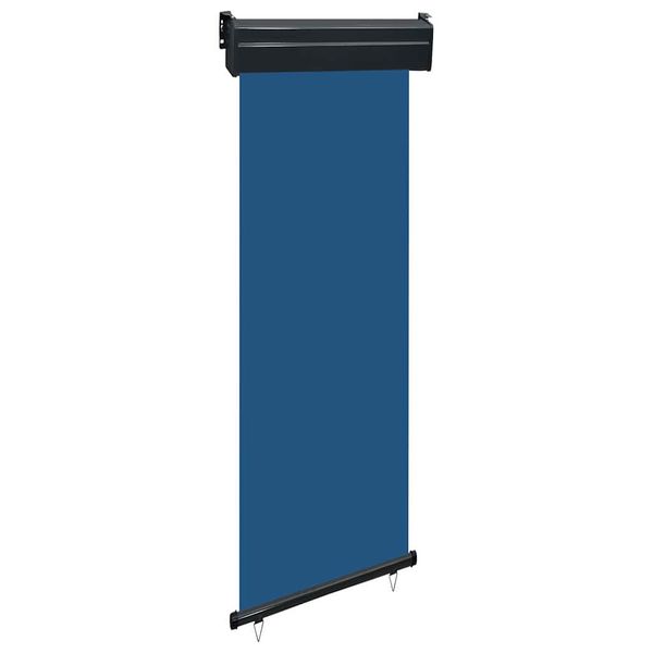 vidaXL Bočná markíza na balkón 60x250 cm, modrá