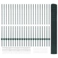 vidaXL Zvarené pletivo s podperami 50 x 1,2 m PVC potiahnutá oceľ
