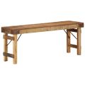 vidaXL lavička Prírodná 110 x 35 x 46 cm Zrecyklované staré drevo