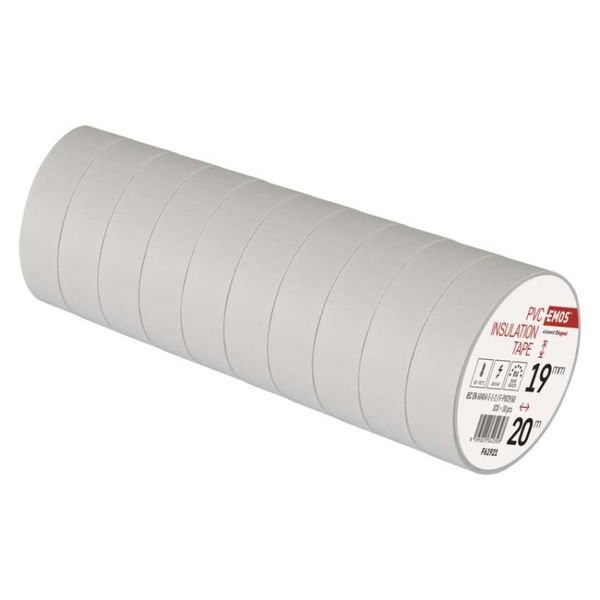 Izolačná páska PVC 19mm / 20m biela