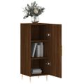 vidaXL Komoda hnedý dub 34,5x34x90 cm spracované drevo