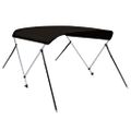 vidaXL 2-krídlová bimini strieška čierna 150x120x110 cm