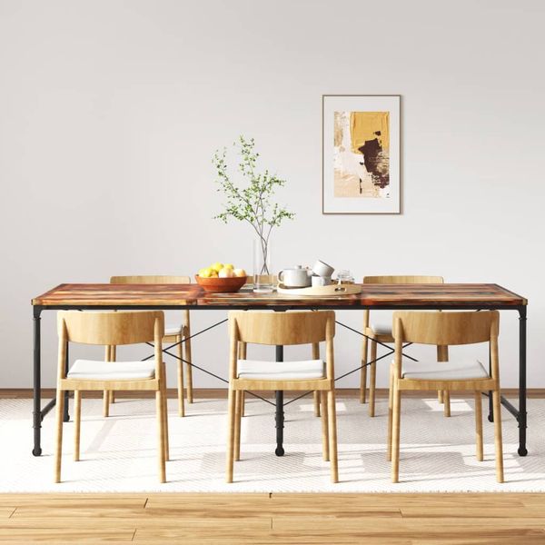 vidaXL Jedálenský stôl, recyklovaný masív 240 cm