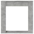 vidaXL Obloženie krbu betónovosivé 100x20x100 cm kompozitné drevo