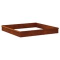 vidaXL Slimákové zábrany 12 ks 100 x 3,5 x 25 cm Hrdzavý