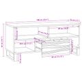 vidaXL TV jednotky 105 x 33 x 46 cm Orech Kompozitné drevo