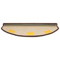 vidaXL Samolepiace schodové rohože 15 ks 80 x 24,5 x 3,5 cm Hnedá