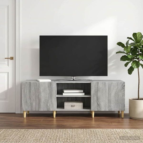 vidaXL TV skrinka Sivá sonoma 150 x 31 x 50 cm Kompozitné drevo