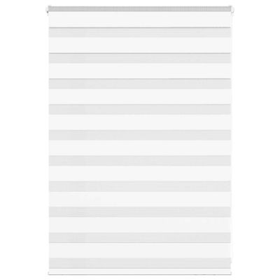 vidaXL Zebra roleta biela 110x100 cm šírka látky 105,9cm polyester