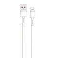 XO kábel NB-Q166 USB - USB-C 1,0 m 5A biely