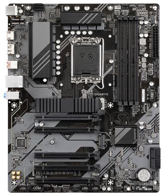 GIGABYTE B760 DS3H/LGA 1700/ATX Základná doska, Intel B760, LGA1700, 4× DDR5 DIMM (max. 192GB), 2× M.2, HDMI, DisplayPort, USB typ C, ATX