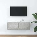 vidaXL TV skrinka betónovosivá 80x31x25,5 cm spracované drevo