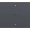 vidaXL Obrubník trávnika 20 ks 25 x 103 cm Antracitová