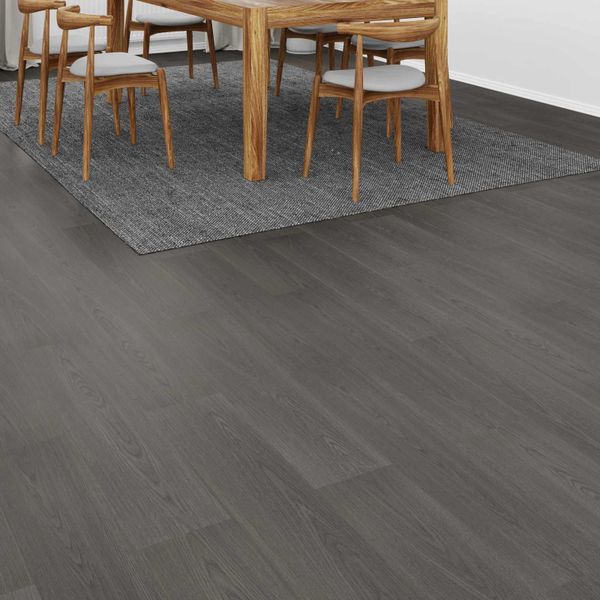 vidaXL Laminátová podlaha 15 pcs Teplá šedá 101 x 20 x 0,8 cm