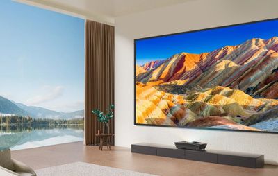 Laserový TV projektor GigaBlue Home Cinema 3 UHD Triple Laser TV, 4K, HDR10+, 150", 3000LM Laserový TV projektor GigaBlue Home Cinema 3 UHD Triple Laser-TV, 4K, HDR10+, 150", 3000LM