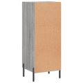 vidaXL Komoda sivý dub sonoma 34,5x34x90 cm spracované drevo