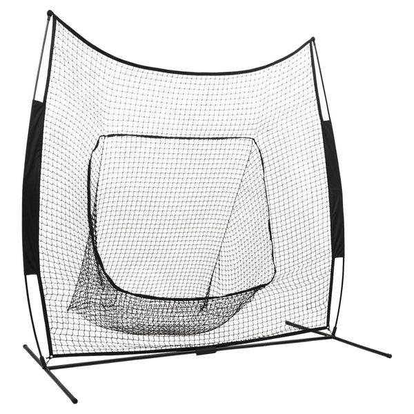 vidaX Tréningová sieť na baseball a softball 241x106,5x216 cm kov