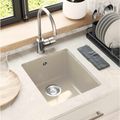 vidaXL Drez 80% Kvárc a 20% Živica 370 x 460 mm Béžová