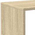vidaXL Knižnica 3-poschodová dub sonoma 99x29x99 cm kompozitné drevo