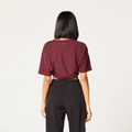 Dámske tričko Code Crop V Neck Red - SQUATWOLF, veľkosť L