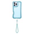 Obal Safepop s popruhom pre iPhone 12 / 12 Pro 6,1" modrý