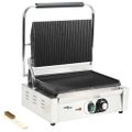 vidaXL Drážkovaný panini gril 43x30,5x20 cm 2200 W