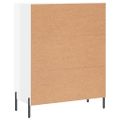 vidaXL Komoda lesklá biela 69,5x34x90 cm spracované drevo