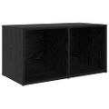 vidaXL Zostava TV skriniek 72 x 35 x 37 cm Čierna Kompozitné drevo