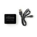 Rozbočovač HDMI/HDMI 1->2 - NEDIS, čierny, Ultra HD VSPL34002BK