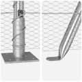 vidaXL Hexagonálne oplotenie s betónovým podstavcom 50 x 1,2 m
