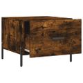 vidaXL Konferenčné stolíky 2 ks dymový dub 50x50x40cm kompozitné drevo